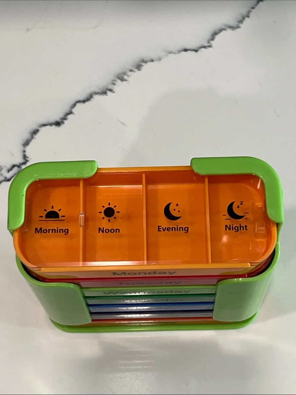 7-Day Large Capacity Portable Pill Organizer